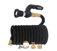 Ugello for vigili del fuoco ad alta pressione, tubo da giardino con flusso d'acqua più forte, estensibile, flessibile, strumenti for l'irrigazione di tubi in plastica Compatto E Portatile(17ft)