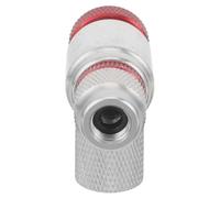 Ugello Gonfiatore Co2 per Bici, Rapido, Metallo, Argento | Adattatore Leggero per Riparazione Stradale, Adatto a Valvole, per Bici da Corsa e Mountain Bike