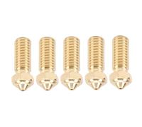 Ugello Hotend di ricambio in ottone da 0,8 mm 5 pezzi ugelli per lavorazione fine per estrusione uniforme e stabile compatibili per estrusore stampante 3D Qidi Tech X Plus 3 X 3 X