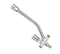 Ugello in acciaio inox con flusso regolabile per una dispersione uniforme del detergente e installazione rapida compatibile con idropulitrici ad alta pressione per uso domestico e professionale