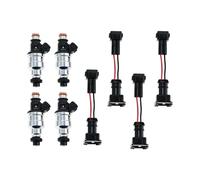 Ugello iniettore auto Kit di sostituzione di 4 iniettori di carburante da 550 cc con cablaggio per Honda OBD1 OBD2 B16 B18 B20 Manutenzione