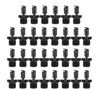 Ugello irrigatore tipo ventola in PP da 30 pezzi G1/2 filettatura maschio, ugello spruzzatore tipo ventola testa, installazione facile per umidificazione serra irrigazione a