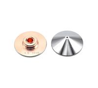 Ugello laser 2 pezzi Singolo doppio strato 32 mm diametro 0,8-4, calibro for macchina con testa a fibra(2.5mm,Double Layer)