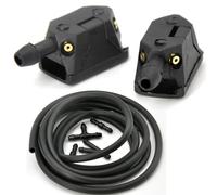 Ugello Lavavetri Compatibile Con Dodge Per Sprinter 2003-2009 Lavavetri Per Auto Tergicristallo Getti D'acqua Ugelli Kit Spray Spray Per Lavatrice(Nozzle and 2m Hose)