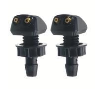 Ugello lavavetri doppio foro Compatibile Con Universale 2 Pezzi Auto Ugelli Tergicristallo Anteriori Kit Spruzzatore Bocchetta Ventaglio D'acqua Copertura Uscita Lavavetri Regolazione