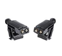 Ugello Lavavetro Compatibile con Peugeot Per Partner 1996-2009 605 1989-1999 2 pezzi ugello lavavetri anteriore liquido spruzzatore cofano OE 6438A0
