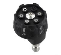 Ugello multifunzione 6 in 1 per idropulitrice ad alta pressione da 1/4", supporta diverse portate d'acqua e aree di copertura (nero)