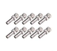 Ugello nebulizzatore a bassa pressione da 8 mm per la distribuzione fine della nebbia nei sistemi di irrigazione di serre e giardini domestici 10 pezzi 0.4mm(0.0157in)