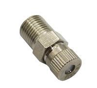 Ugello nebulizzatore a goccia per irrigazione, 2 pezzi, 0,10 mm 1/8 di pollice in rame ad alta pressione, antigoccia, atomizzatori per irrigazione da giardino