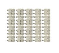 Ugello nebulizzatore ad alta pressione Micro-nebulizzatore per impianti di irrigazione con irrigatore per serre Argento 50 pezzi, design anti-intasamento Two-section 0.60mm aperture 6010