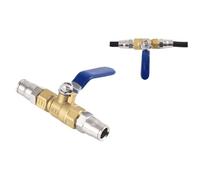 Ugello nebulizzatore Atomizzatore regolabile in ottone, Kit ugello nebulizzatore T ad alta pressione da 3/8" con chiusura antiscivolo 2pcs Ball valve switch