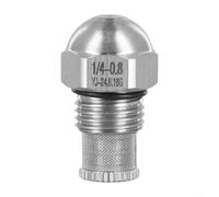 Ugello nebulizzatore fine 1/4 BSPT Dimensioni filettate, costruzione in acciaio inossidabile con 0 3 1 5mm orifizio per nebbia paesaggistica, evaporazione e uso di pulizia (0,8 mm)