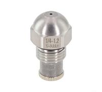 Ugello nebulizzatore in acciaio inossidabile da 1/4 BSPT con orifizio da 0 3 1 5 mm per spray a cono solido utilizzato in test di nebbia, nebbia paesaggistica e atomizzazione del carburante (1,2 mm)