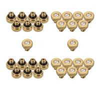 Ugello nebulizzatore in ottone da 30 pezzi, orifizio da 0,4 mm, 10/24 UNC