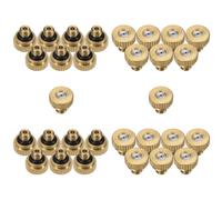 Ugello nebulizzatore in ottone da 30 pezzi, orifizio da 0,7 mm, 10/24 UNC