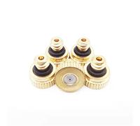 Ugello nebulizzatore per Filo di irrigazione in Ottone da 50 Pezzi Ugelli per Acqua nebulizzatore a Bassa Pressione UNC10-24 per Il Controllo della Polvere Sistema di Raffreddamento Esterno (0,6 mm)