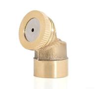 Ugello nebulizzatore regolabile in ottone con connessione filettata esterna, per irrigazione da giardino e industriale, con diverse opzioni di foro (1 foro)