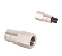 Ugello nebulizzatore Slip-Lock, T da 3/8" con per il sistema di raffreddamento Connettore terminale in ottone 10/24 UNC per nebulizzazione ad alta pression 2pcs Internal thread quick valve connection