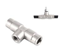Ugello nebulizzatore Slip-Lock, T da 3/8" con per il sistema di raffreddamento Connettore terminale in ottone 10/24 UNC per nebulizzazione ad alta pressione, NO 2pcs 1/8 quick-connect straight single