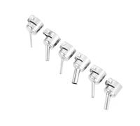 Ugello obliquo 6 pezzi, ugello obliquo corto in lega di alluminio, per accessori per stazioni dissaldanti per saldatura G-un ad aria calda