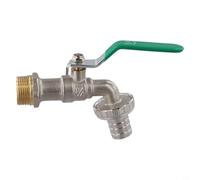 Ugello per acqua in rame a getto spray resistente, connettore per rubinetto da giardinaggio da 3/4 di pollice per irrigazione esterna delle piante, punta terminale del tubo in metallo per lavaggio