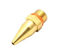 Ugello per colla a caldo, punta in rame, per spruzzatore di colla, strumento di riparazione, ugello fine, sfera in acciaio anti-goccia, resistente all'usura, colore oro, da 34 mm a 100 mm, diverse