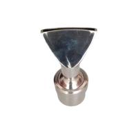 ugello per fontana a spruzzo, Ugelli for fontane a coda d'anatra da 1/2" 3/4" 1" 1,5" 2" con testa in ottone e acciaio inossidabile, spruzzo for esterni(3l4 (304 SS))