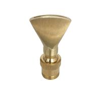 ugello per fontana a spruzzo, Ugelli for fontane a coda d'anatra da 1/2" 3/4" 1" 1,5" 2" con testa in ottone e acciaio inossidabile, spruzzo for esterni(1l2 x 3l4 (Brass))