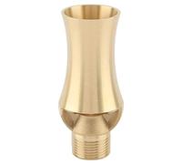 Ugello per fontana con irrigatore per laghetto, testa di spruzzo in cedro a cascata con torre di ghiaccio in ottone per laghetto da giardino, piscina, decorazione rocciosa(1/2'' 3/4'')