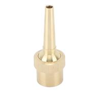 Ugello per Fontana Diretta in Ottone Giunto Sferico Regolabile Attacco a Vite Femmina Ugello a Getto Completo per Fontana da Giardino per Stagno Paesaggio Parco Piazza Decorazione (G1in)