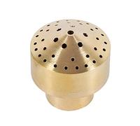 Ugello per Fontana in Ottone di Alta Qualità - Attacco per Fontana con Diffusione Porosa, Testa Spruzzatore Multidirezionale per Laghetto Giardino e Parco (1/2 Pollice)