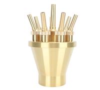 Ugello per fontana in rame a spruzzo diretto universale per piscina con regolazione universale per giardino (Gz pollici)