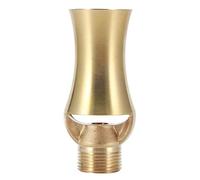 Ugello per fontana Irrigatore Testa di spruzzo d'acqua regolabile in rame per piscina paesaggistica da giardino Filettatura femmina G1/2 pollici Filettatura maschio G3/4 pollici
