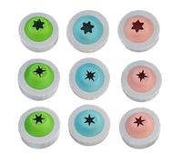 Ugello per gelato, 9 pezzi, beccuccio morbido antischizzi, beccuccio per gelato, parti di ricambio per ugelli a spirale, silicone alimentare + ABS, per dolcetti, casa, cucina, dessert e feste