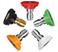 Ugello per idropulitrice 1/4" Quick 160bar 2320psi | Gli ugelli per idropulitrice con codice colore offrono cinque diversi modelli di spruzzo, un'efficace pulizia esterna fino a