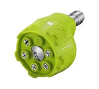 Ugello per idropulitrice 6 in 1, punta spray 3500 PSI Quick Connect | 35,6 cm Quick Connect 3500 PSI metallo ad alta pressione pulizia efficiente risparmio di tempo per auto, patio, vialetto