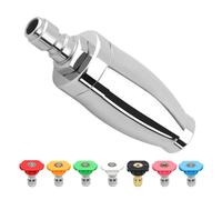 Ugello per idropulitrice - Punte per ugelli a connessione rapida, ugello turbo rotante a 360 gradi, forniture per la pulizia di per pareti in legno, recinzioni, finestre, superfici esterne