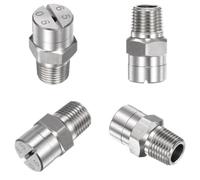 Ugello per idropulitrice, Ugello for pulitore for idropulitrice a pressione BSPT da 65 gradi 1/8, 1/4, 3/8, 1/2(No.06: 1/8 (1.6 Mm Aperture) 5pc)