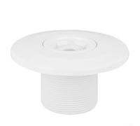 Ugello per piscina girevole a 360 gradi, adatto per sorgenti termali e spa, in plastica bianca, 11,9 x 6,6 cm, raccordo regolabile per il ritorno dell'acqua adatto per pareti della piscina,