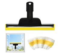 Ugello per pulizia a vapore Kärcher con panno in microfibra, accessori per pulitore a vapore, compatibile con SC1 SC2 SC3 SC4 SC5 SC7 CTK10 CTK20 per pulizia senza striature di vetro, finestre