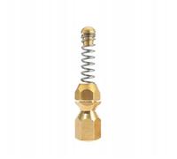 Ugello per scarico a molla da 1/4" | Ottone | Getto rotante | Per tubi, scarichi