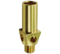 Ugello per stufa a gas in ottone, 0,6 mm, confezione da 5 pezzi per stufa a | Confezione da 5 pezzi, foro da 0,6 mm, costruzione in ottone massiccio, resistente alle alte temperature