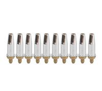 Ugello per taglio a gas, propano, acetilene, tipo manicotto, testa della pistola, G07 30, 10 pezzi, punte per ugelli in acciaio inossidabile resistenti lavorate a CNC ad alta (2#)