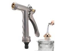 Ugello per tubo 'acqua - Lega di zinco a tenuta stagna, getti regolabili, spruzzatore da giardino in metallo solido, connettore frontale filettato | Ugello per tubo durevole per irrigazione del gi