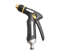 Ugello per tubo ad alta pressione in lega di alluminio per lavaggio auto, irrigazione giardino e irrigazione esterna - Punta in rame regolabile, controllo continuo dello spruzzo, risparmio di lavoro