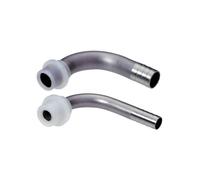 Ugello per tubo birra curvo CNS, con guarnizione stampata, NW 4 mm