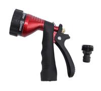 Ugello per Tubo da Giardino 6 Modalità Ugello di Spruzzo d'Acqua ad Alta Pressione in Metallo Regolabile per Irrigazione del Prato Lavaggio Auto Doccia per Animali Domestici