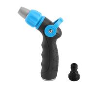 Ugello per tubo da giardino con comando a pollice Spruzzatore d'acqua ad alta pressione con 3 modalità di spruzzo per irrigare le piante Lavare le auto Realizzato in lega di zinco