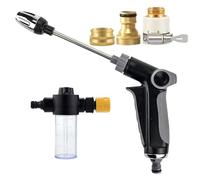 Ugello per tubo da giardino e acqua, pulitore di precisione - Asta per idropulitrice ad alta pressione con getto potente | da utilizzare con il rubinetto esterno per la pulizia del prato