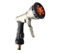 Ugello Per Tubo Da Giardino - Ho Ad Alta Pressione | Spruzzatore In Metallo Resistente Per Il Lavaggio 'auto E La Pulizia Del Patio, Getto Ad Alta Pressione Per Rivestimenti Esterni, Design